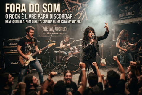 # FORA DO SOM ## O Rock é de esquerda? Ou simplesmente é contra quem está mandando?
