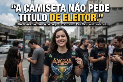 # A camiseta não pede título de eleitor