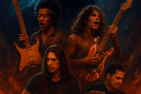 🎸 Os Portadores da Chama: A Linhagem dos Guitar Heroes
